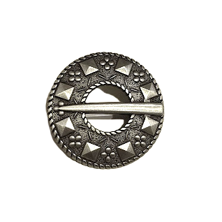 Brooch 3,7 cm "Vidzemniece" (Silver color) 190801